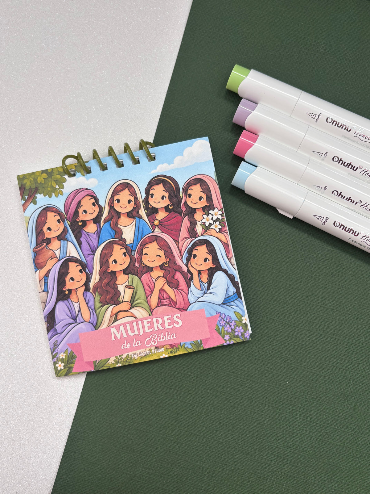 Mujeres de la Biblia- Mini coloring book
